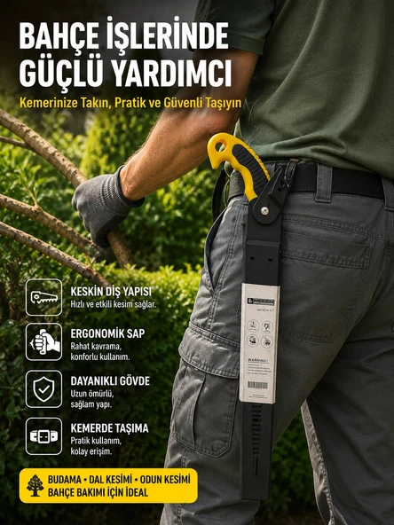 Dal Budama İçin Güçlü Kesim Sağlayan Bahçe Bıçkısı ürün görseli 1