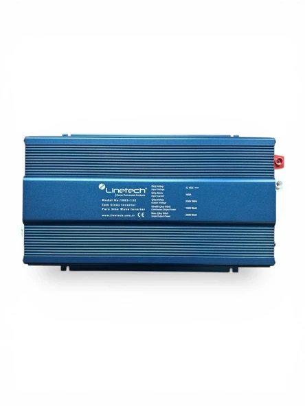 Linetech Tam Sinüs İnvertör 12V 1000W Pure Sine Wave Inverter (100S-12E) ürün görseli 1