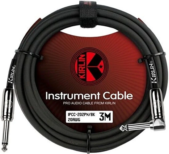 KIRLIN IPCC-202PN-3M-BK / 1/4'' MONO PLUG KABLO ürün görseli 1