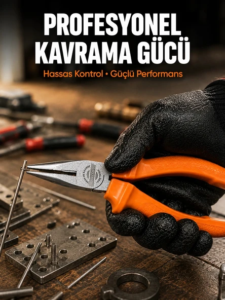 Uzun İnce Çeneli Profesyonel Kargaburun Dayanıklı Çelik El Aleti ürün görseli 1
