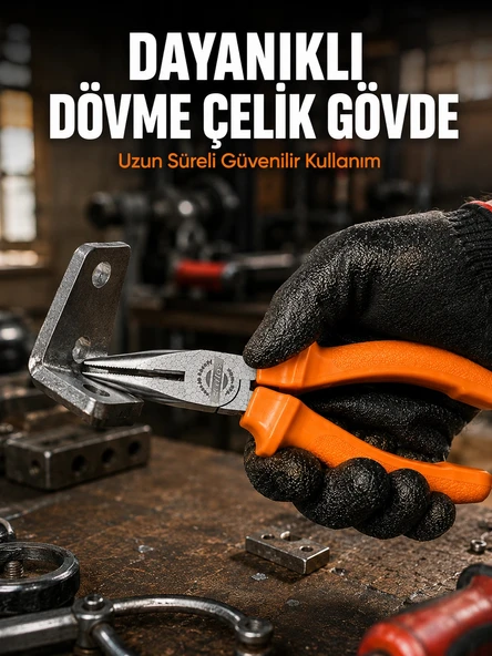 Uzun Çene Tasarımlı Dövme Çelik Kargaburun Hassas Kavrama Performansı ürün görseli 1