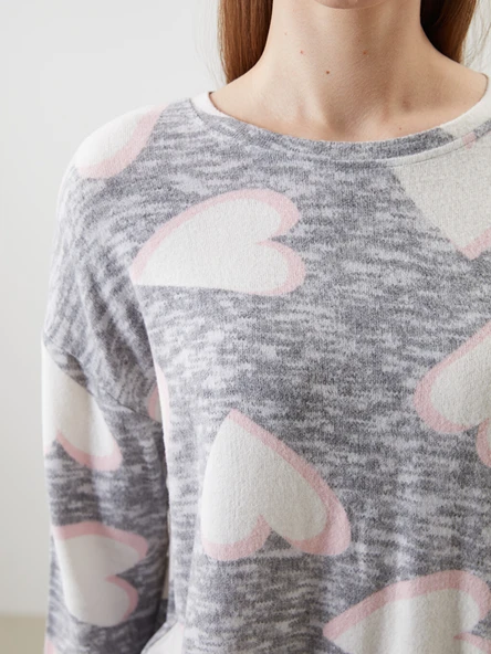 LCW DREAM Gri Pijama Takımı - Resim 3