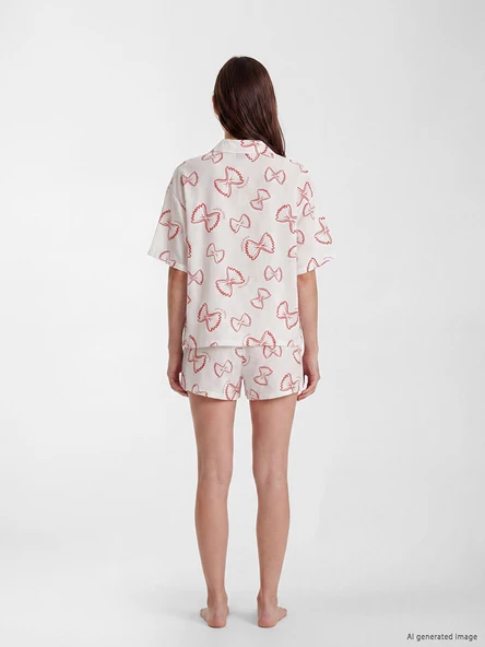 LCW Young Pembe Pijama Takımı - Resim 4