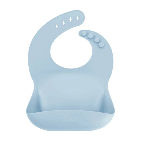 OiOi Basics Silikon Önlük - (Mineral Blue) Mineral Mavisi ürün görseli 1