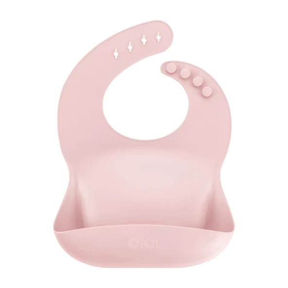 OiOi Basics Silikon Önlük - (Pinky Pink) Pembe ürün görseli 1