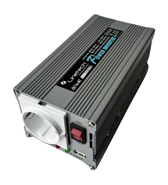 Linetech Modifiye Sinüs İnvertör 12V 300W Modified Sine Wave Inverter (A301-300-12) ürün görseli 1