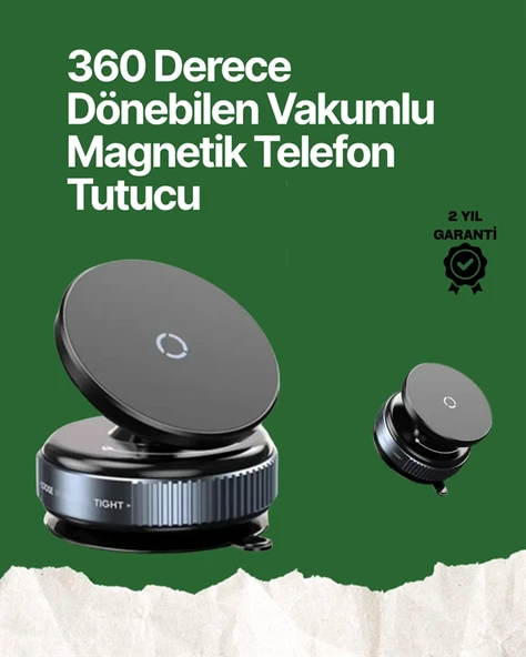 360° Ayarlanabilir Manyetik Araç Telefon Tutucu – Kompakt ve Pratik Tasarım ürün görseli 1