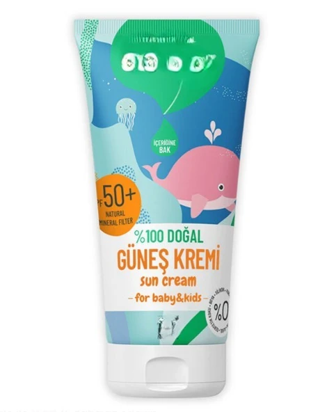 %100 Doğal Bebekler İçin Güneş Kremi 50 ml ürün görseli 1