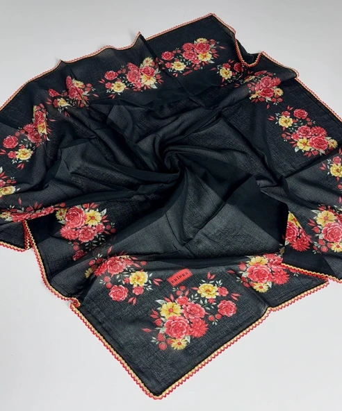 Eripek Oyalı Pamuk Yazma 6588 - Resim 5