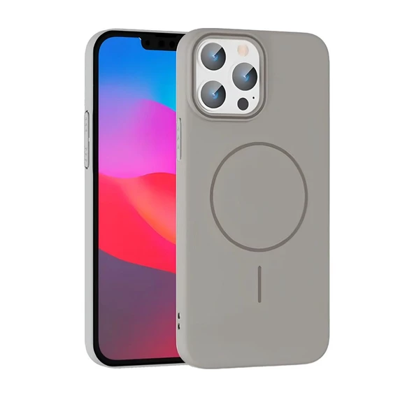 Joko  İphone 15 Pro Max Broş Magsafe Kapak - Titan Gri ürün görseli 1