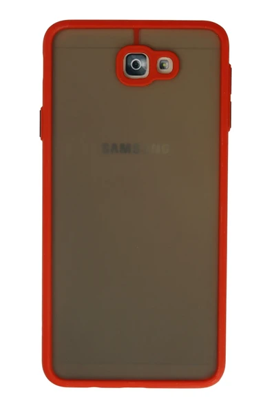 Uray store Samsung Galaxy J7 Prime Kılıf Montreal Silikon Kapak - Kırmızı ürün görseli 1