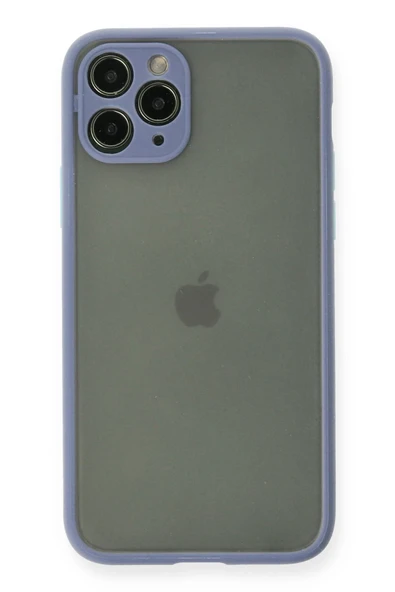 Uray store Apple iPhone 11 Pro Kılıf Montreal Silikon Kapak - Gri ürün görseli 1