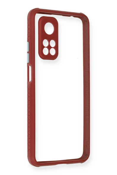Uray store Xiaomi Mi 10T Pro Kılıf Miami Şeffaf Silikon - Fuşya ürün görseli 1