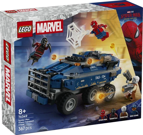 LEGO Super Heroes 76349 Spider-Man Prison Transport Chase ürün görseli 1