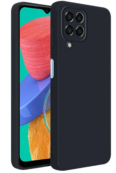 Uray store Samsung Galaxy M33 Kılıf First Silikon - Siyah ürün görseli 1