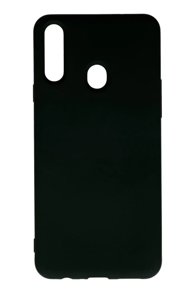 Uray store Samsung Galaxy A20S Kılıf Nano içi Kadife Silikon - Siyah ürün görseli 1