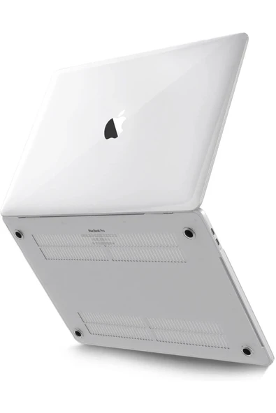 Uray store Apple Macbook Pro 13 2020 Macbook Buzlu Kapak - Şeffaf ürün görseli 1