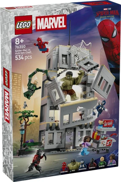 LEGO Super Heroes 76350 Spider-Man vs. Hulk Epic Clash ürün görseli 1