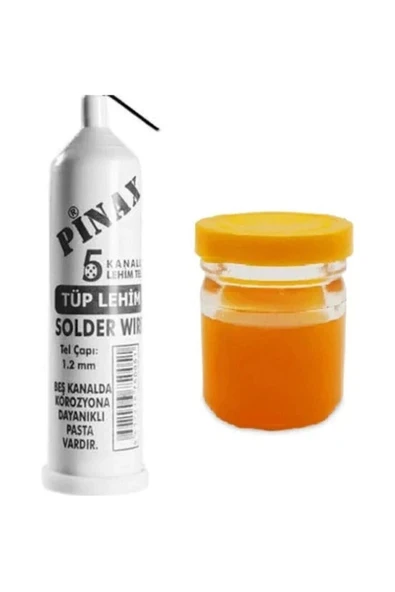 Pinax Tüp Lehim Teli 25 Gr 1.2mm + Lehim Pastası - 40gr ürün görseli 1
