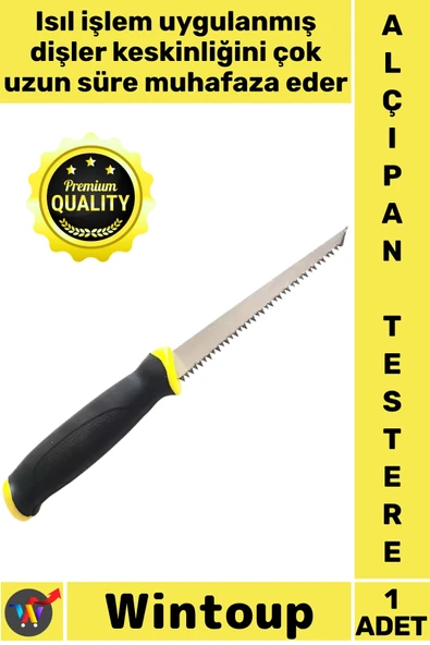 #Testere Çift Taraflı İ Eksen Bileme Ergonomik Sap Yüksek Karbon Profesyonel 150 Mm Alçıpan Testere ürün görseli 1