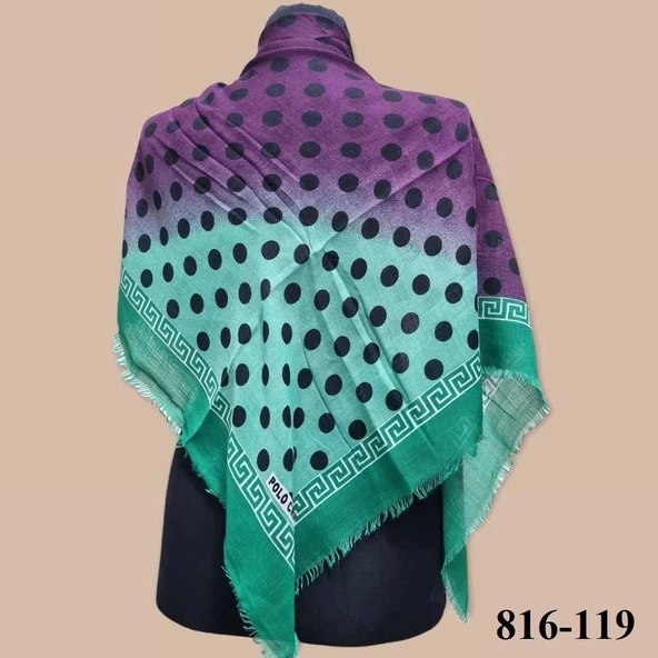 Polo Craft Desenli Flamlı Eşarp 816-119 ürün görseli 1