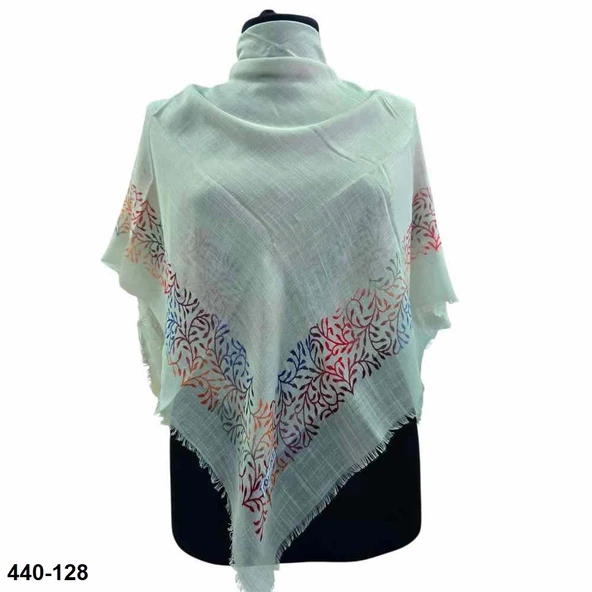 Polo İst Desenli Flamlı Eşarp 440-128 ürün görseli 1