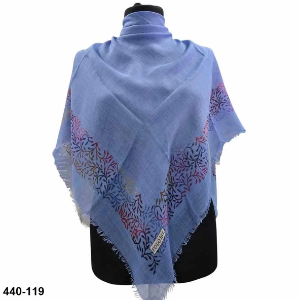 Polo İst Desenli Flamlı Eşarp 440-119 ürün görseli 1