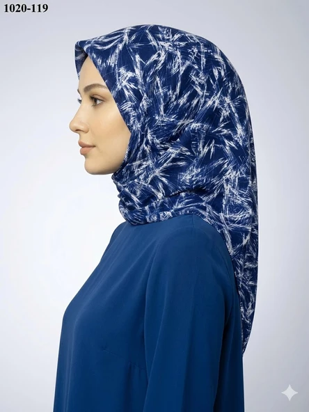 Dolce Cool Desenli Dimi Pamuk Eşarp 1020-119 ürün görseli 1