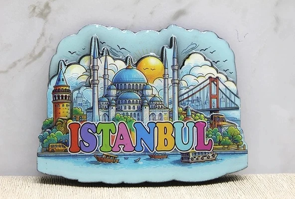 Ahşap İstanbul Temalı Magnet Alk4360 ürün görseli 1
