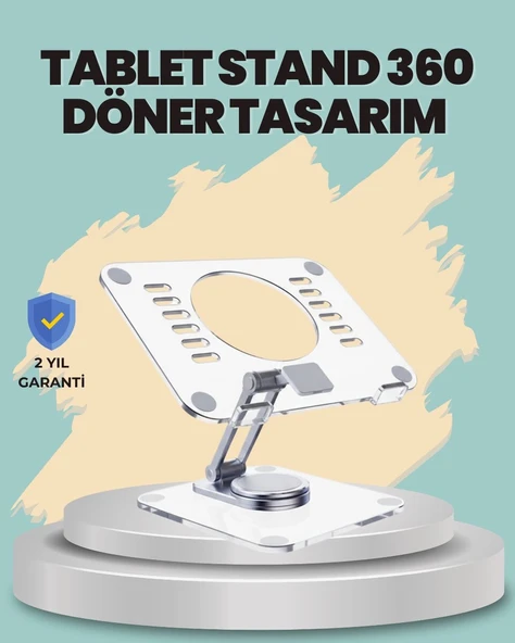 Çift Eksenli Ayarlanabilir Tablet Destek Standı ürün görseli 1