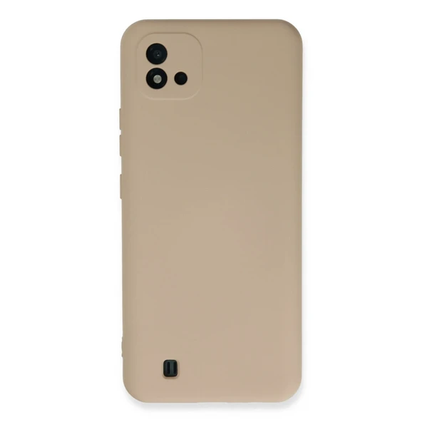 Realme C11 2021 Kılıf Nano İçi Kadife Silikon - Pudra ürün görseli 1