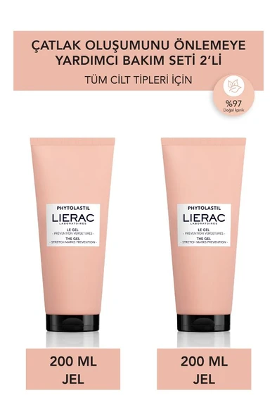 Lierac Phytolastil Gel Çatlak Karşıtı 200 ml Set 2'li ürün görseli 1