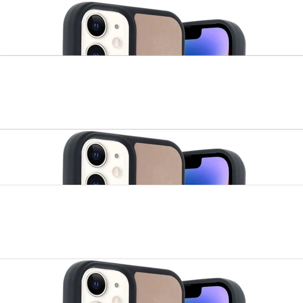 İphone 11 Kılıf Aras Deri Kapak - Pudra ürün görseli 1