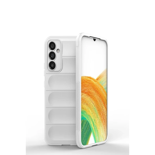 Samsung Galaxy M34 5g Kılıf Optimum Silikon - Krem ürün görseli 1