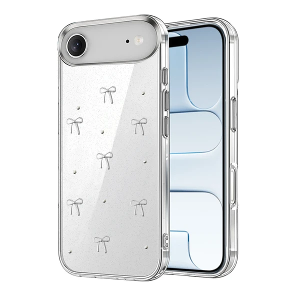 İphone 17 Air Fiyonk Desenli Kapak - Desen 5 ürün görseli 1
