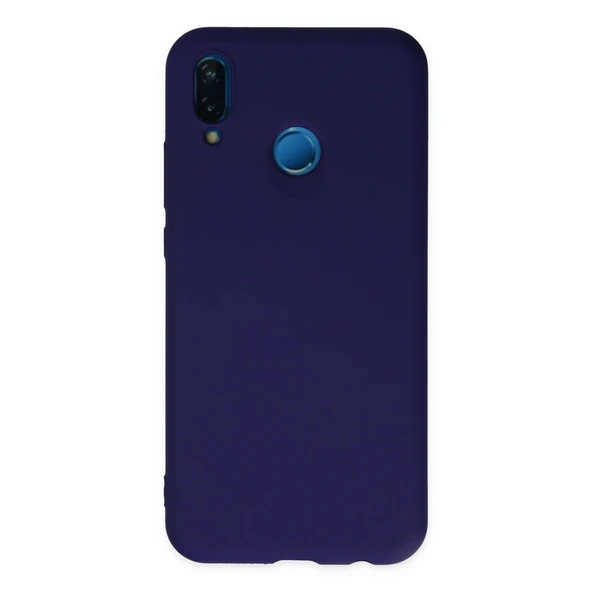 P20 Lite Kılıf Nano İçi Kadife Silikon - Mor ürün görseli 1