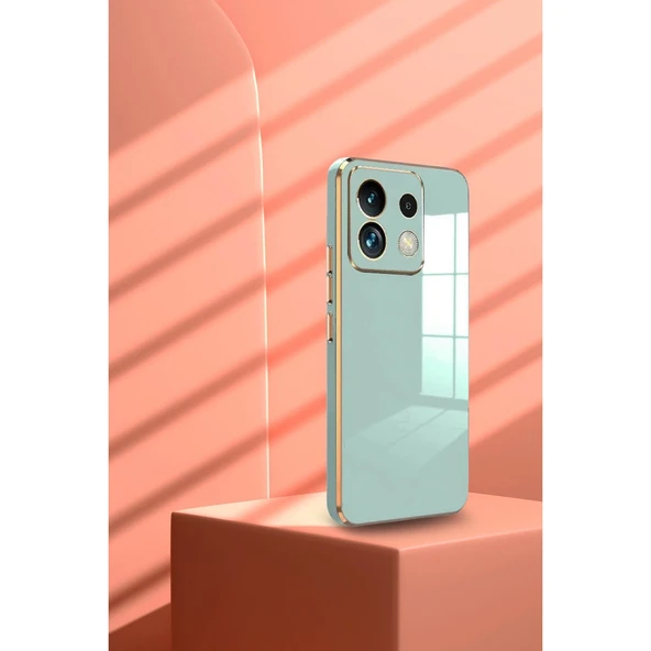 Poco M6 Pro 4g Kılıf Volet Silikon - Mor - Resim 2