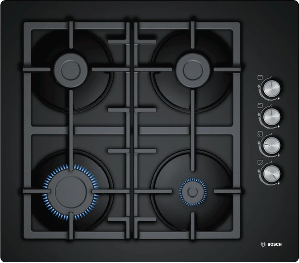 Bosch POP6C6O90O Serie 2 4 Gözü Gazlı Ankastre Ocak ürün görseli 1