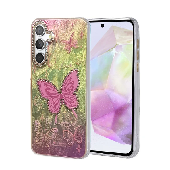 Samsung Galaxy A35 5g Kılıf Blade Aynalı Desenli Kapak - Desen 5 ürün görseli 1