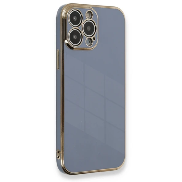 İphone 13 Pro Kılıf Volet Silikon - Mavi ürün görseli 1