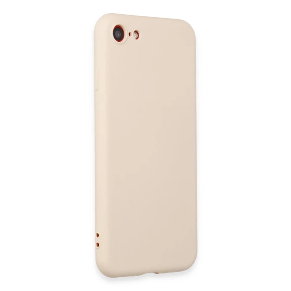 İphone 7 Kılıf First Silikon - Krem - Resim 2