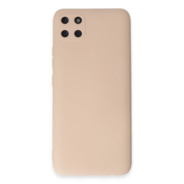 Realme C11 Kılıf Nano İçi Kadife Silikon - Pudra ürün görseli 1