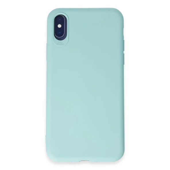 İphone X Kılıf First Silikon - Turkuaz ürün görseli 1