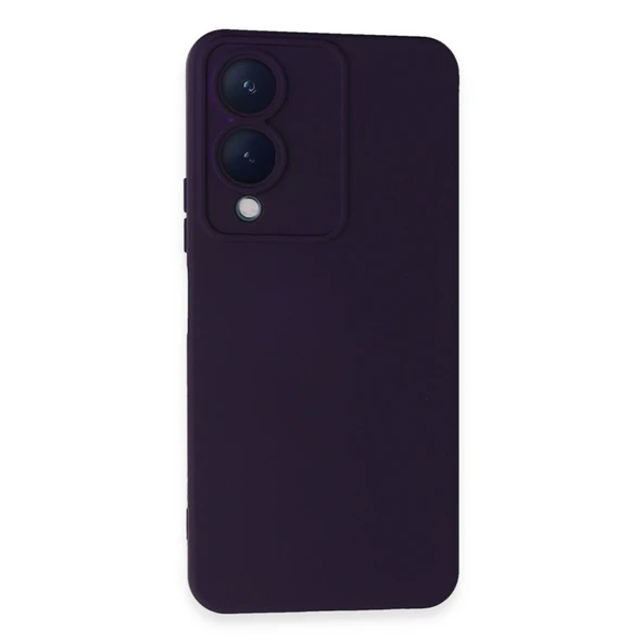 Vivo Y17s Kılıf Nano İçi Kadife Silikon - Mor ürün görseli 1