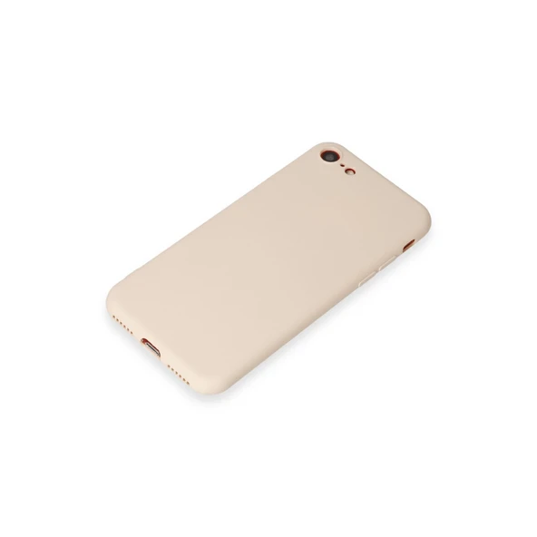 İphone 7 Kılıf First Silikon - Krem - Resim 4