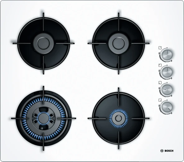 Bosch POH6C2O10O Serie 2 4 Gözü Gazlı Ankastre Ocak ürün görseli 1