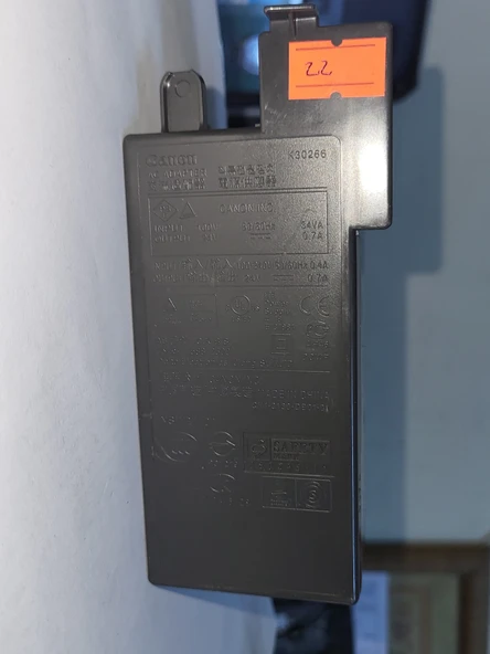 CANON K30266 AC ADAPTER 24 V 0.7 A FOR IP1600 iP1700 IP1800 iP2200 A1.3 ürün görseli 1