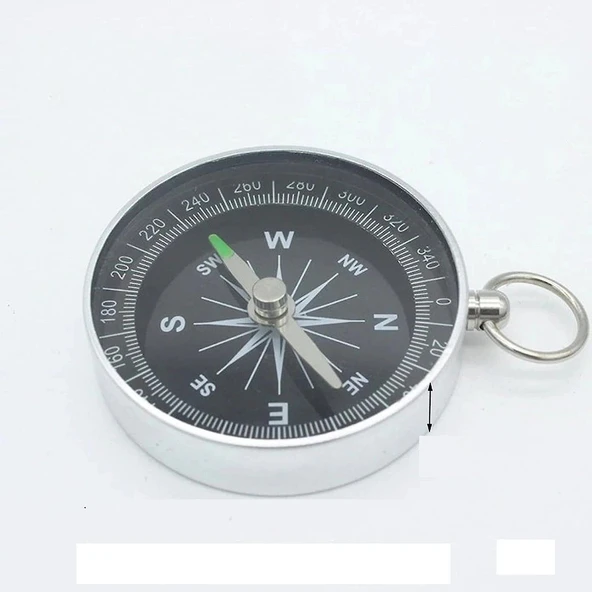 Mini Paslanmaz Alüminyum Pusula G442b - Resim 4