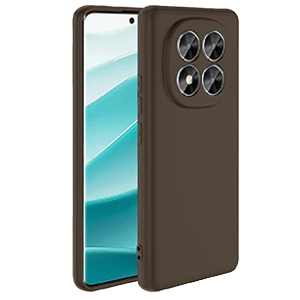 Xiaomi Redmi Note 14 Pro 5g Kılıf First Silikon - Kahverengi ürün görseli 1