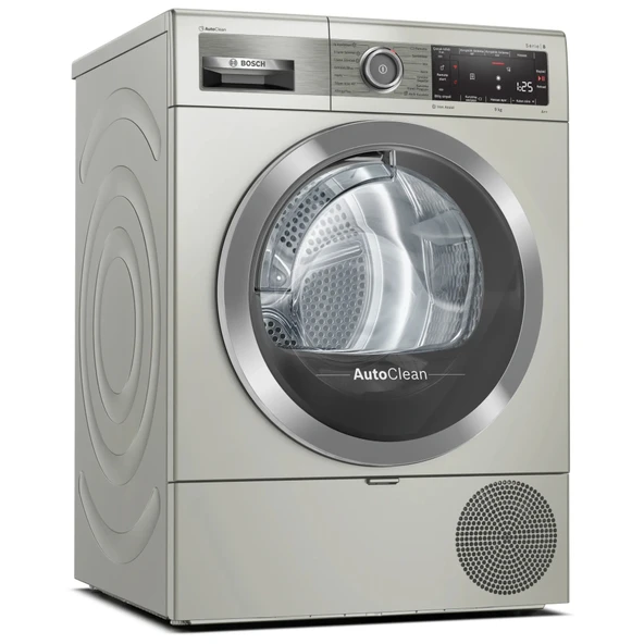 Bosch WTX87K8XTR Serie 8 E Enerji Sınıfı 9 Kg Isı Pompalı Çamaşır Kurutma Makinesi ürün görseli 1